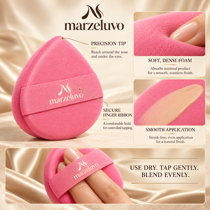 Marzeluvo® Velvet Tap Foundation Puff