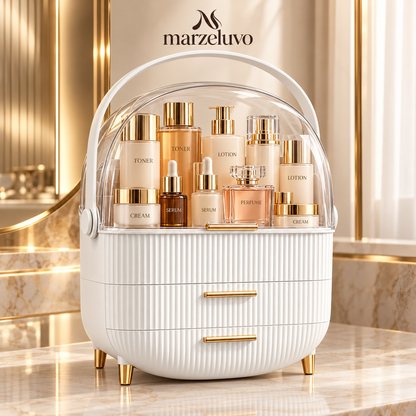 Marzeluvo® Elegance Dome Makeup Organizer