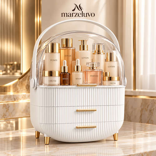 Marzeluvo® Elegance Dome Makeup Organizer