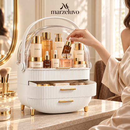 Marzeluvo® Elegance Dome Makeup Organizer