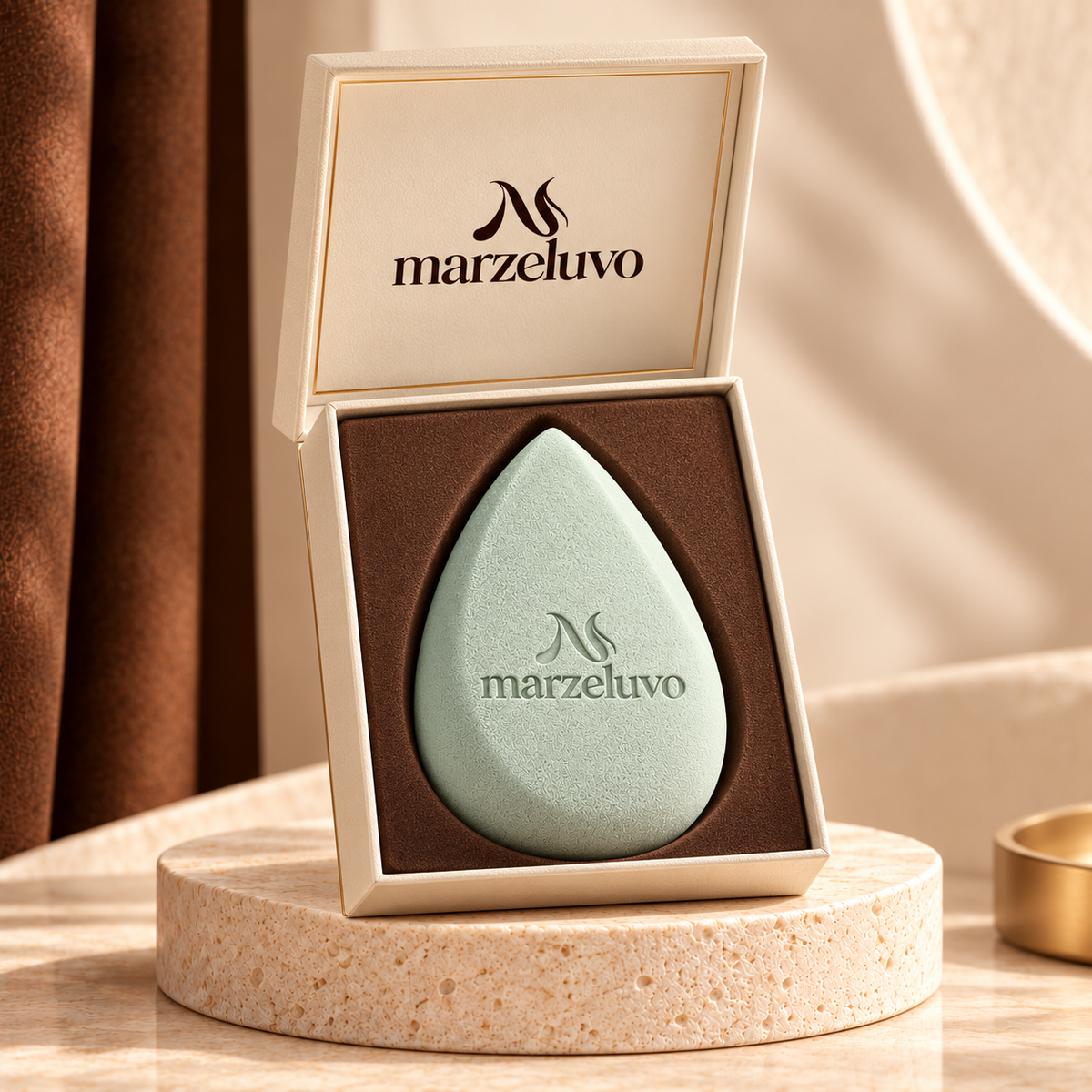 Marzeluvo® Soft Veil Makeup Blending Sponge